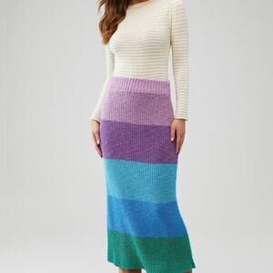 Show Me Your MuMu Pippa Sweater Skirt Size Medium. NWT